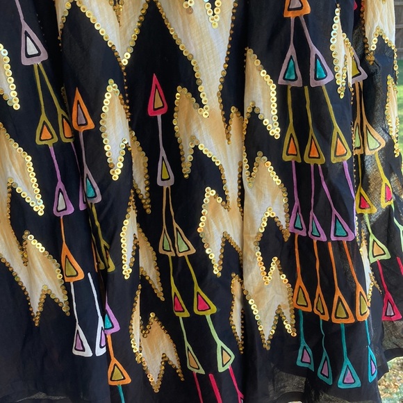 Bali Indonesia Print Wrap Skirt One Size - Picture 4 of 6